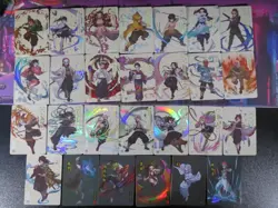 Full Set Rare Card Demon Slayer Time Strata CCG Collectible Holo Accent - Image 1