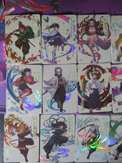 Full Set Rare Card Demon Slayer Time Strata CCG Collectible Holo Accent - Image 2