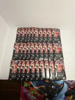 NEW One Piece TCG OP-16 The Time of Battle Sleeved Booster Packs Lot Of 30 - Image 1