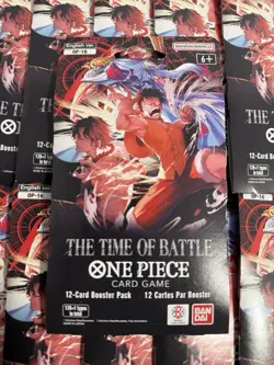 NEW One Piece TCG OP-16 The Time of Battle Sleeved Booster Packs Lot Of 30 - Image 2