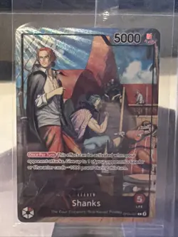 Shanks (2025 PSA Magazine Promo) OP09-001 One Piece Promotion Cards Foil Sealed - Image 1