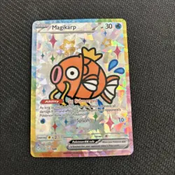 Pokemon Magikarp Special Doujin Art Starry Holo Card - Image 1