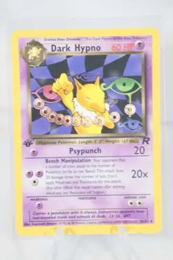 Dark Hypno - 26/82 - Pokemon Team Rocket 1st Edition Rare Card WOTC NM - Image 1