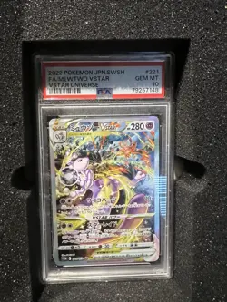 IN STOCK Pokemon Card Japanese Mewtwo VSTAR SAR 221/172 S12a VSTAR Universe - Image 3