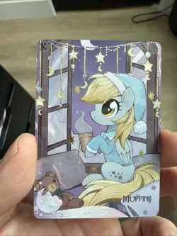 Kayou My little Pony CCG Card MLPME-UR-011L4 Derpy Hooves Muffins Pajamas Mint - Image 1