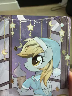 Kayou My little Pony CCG Card MLPME-UR-011L4 Derpy Hooves Muffins Pajamas Mint - Image 3