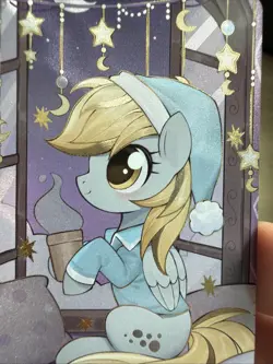 Kayou My little Pony CCG Card MLPME-UR-011L4 Derpy Hooves Muffins Pajamas Mint - Image 4