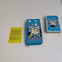 Pokemon Blue Version Playing Cards 1998 Nintendo Blastoise Complete Deck Japan - Image 1