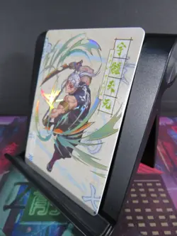 Tengen Uzui Rare Card Demon Slayer Time Strata CCG Collectible Holo Accent - Image 2