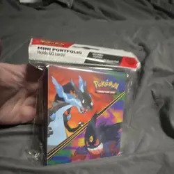 Pokemon Mega Charizard X & Mega Gengar 60 card mini portfolio binder only - Image 1