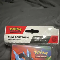 Pokemon Mega Charizard X & Mega Gengar 60 card mini portfolio binder only - Image 2