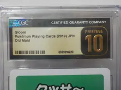 G529 2019 POKEMON PLAYING CARDS JAPANESE OLD MAID GLOOM CGC 10 PRISTINE - Image 3