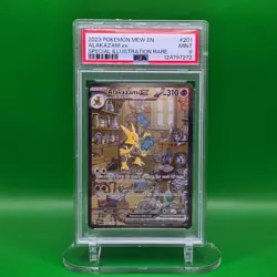 Alakazam ex 201/165 SV: 151 Holo Full Art SIR Pokemon Card - PSA 9 - Image 1