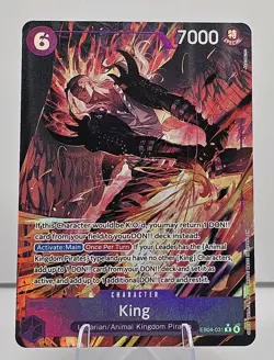 King (Alternate Art) OP14 EB04-031 R One Piece Card NM - Image 1