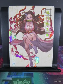 Nezuko Kamado Rare Card Demon Slayer Time Strata CCG Collectible Holo Accent - Image 1