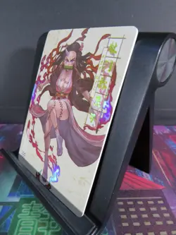 Nezuko Kamado Rare Card Demon Slayer Time Strata CCG Collectible Holo Accent - Image 2