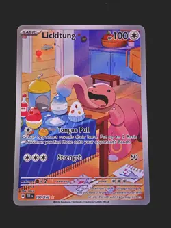 Pokemon Lickitung Holo Card TCG SV05: Temporal Forces 180/162 - Image 1