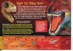 Weird N’ Wild Creatures Monster of the Past Card 49 # Carcharodontosaurus # LC1 - Image 2
