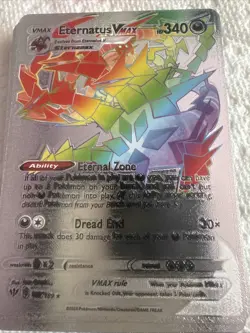 Eternatus 💥 Silver Foil Fan Art /Display Card NM - Image 1