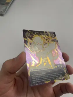Naruto Ccg Card - Naruto Uzumaki (9 Tails Cloak) Super Rare Foil 1646 Nn German - Image 4