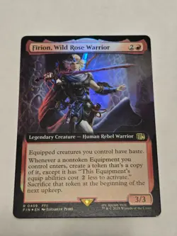🔥 Firion, Wild Rose Warrior Extended Art FOIL - Final Fantasy MTG 459 NM/M! WOW - Image 1