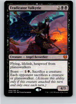 Magic the Gathering Eradicator Valkyrie Kaldheim 94 MTG Free Shipping! - Image 1