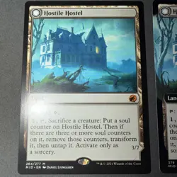 2x MTG Hostile Hostel - Creeping Inn Innistrad: Midnight Hunt Regular #264 - Image 2