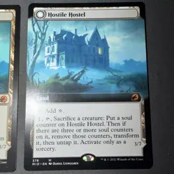 2x MTG Hostile Hostel - Creeping Inn Innistrad: Midnight Hunt Regular #264 - Image 3