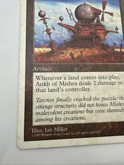 Ankh of Mishra x1 MTG Fifth 5th Edition 1x Magic Fair Heavy Play HP - Image 3
