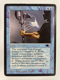 Power Artifact Antiquities HP Heavy Play MTG Magic The Gathering - Image 1