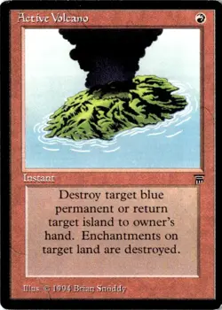 Active Volcano Common Legends Magic: The Gathering Near Mint - Image 1