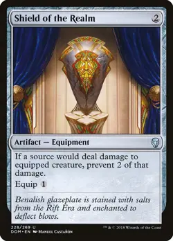 SHIELD OF THE REALM x4 mtg NM-M Dominaria 4 Unc - Image 1