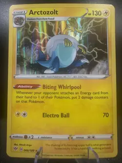 Arctozolt 066/189 Darkness Ablaze Pokemon Holo Near Mint - Image 1