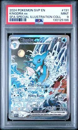 Pokemon Kingdra ex 131 SVP Scarlet & Violet Promo SIR Holo Eng 2024 PSA 9 - Image 1