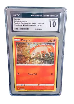 Pokemon Ponyta #04 CGC 10/Trading Card Game Classic: Read Description 🔥🔥 - Image 1
