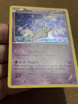 Mew XY192 Holo Promo Black Star Rare Card English Pokemon Good Played - Image 5