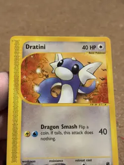 Dratini 107/165 Set Expedition Pokemon Card English Good Conditions Played - Image 2