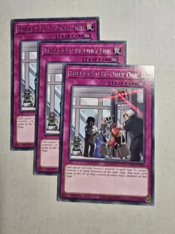 Yugioh! 3x There Can Be Only One WISU-EN060 Rare 1st Ed NM - Image 1