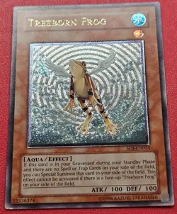 1x Yu-Gi-Oh! Treeborn Frog - SOI-EN025 - Ultimate Rare - Unlimited Edition - NM - Image 1