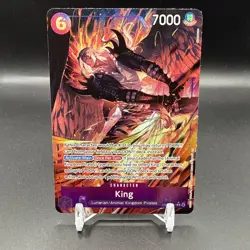 One Piece OP14 The Azure Sea’s Seven - King EB04-031 R Alternate Art ENGLISH - Image 1
