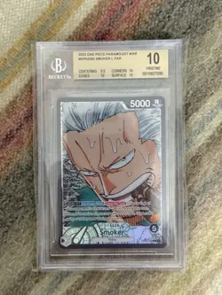 2023 One Piece Smoker Leader Parallel OP02-093 Paramount War PRISTINE - Image 1