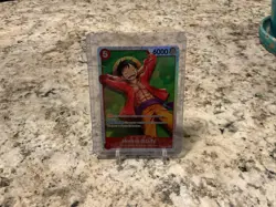 One Piece TCG Monkey D. Luffy ST21-014 Super Rare Eng Nm - Image 1