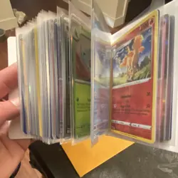 Pokemon Holo and Reverse Holo Foil Card Lot Mini Binder. No repeats, NM - Image 3