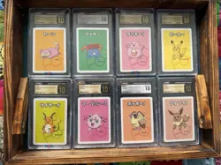 8 CGC Graded 2019 Japanese Old Maid Pokemon Cards - Image 1