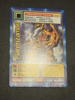 Digimon Flarerizamon ST-74 RARE Swedish McDonald’s Promo Card English 2000 - Image 3