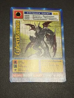 Digimon Cyberdramon ST-83 RARE Swedish McDonald’s Promo Card English 2000 - Image 3