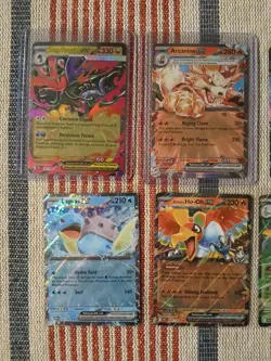 Pokemon TCG Ultra Rare Lot ×8 EX Cards (Ho-oh, Beedrill (Only 4 JRVISIONS13 ) - Image 2
