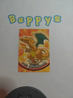 Pokemon Charizard Card #06 Fire Topps TV Animation Edition, Damaged - Image 1