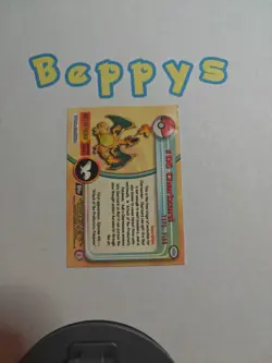 Pokemon Charizard Card #06 Fire Topps TV Animation Edition, Damaged - Image 2