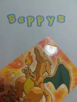 Pokemon Charizard Card #06 Fire Topps TV Animation Edition, Damaged - Image 3